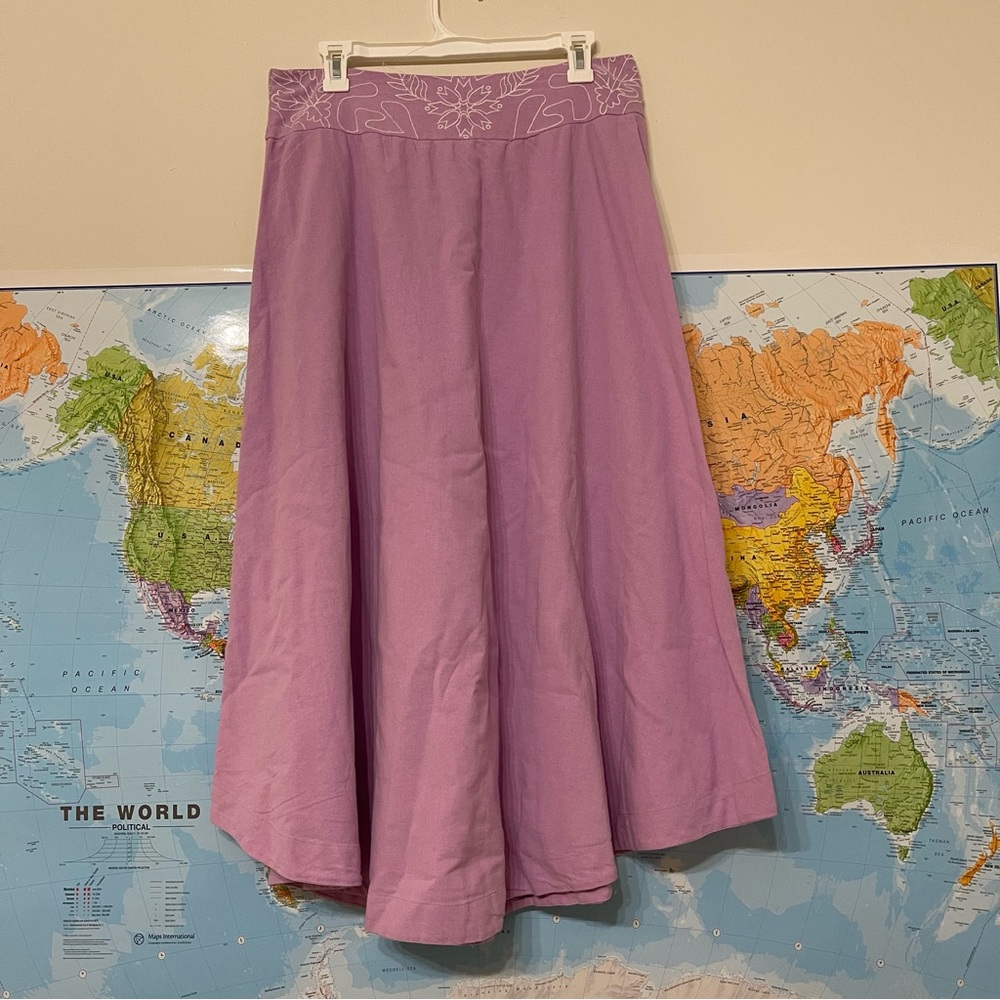 NWOT. Free People Lotus Midi Skirt.